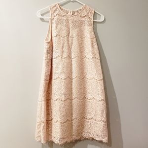 Light Pink Bleuh Ciel Sleeveless Dress